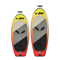 Kit de planche à voile gonflable pour débutants Windsurf 140L 110L avec base en EVA pour océan, lacs, rivières, unisexe, garantie 1 an