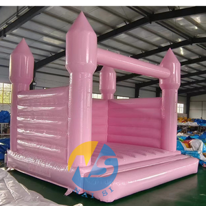 Château gonflable rose princesse 13x13 pieds, structure de saut classique, <span class=keywords><strong>ballon</strong></span> de saut pour filles, anniversaire, mariage, fête - Product Image 2