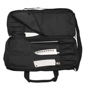 Sac de transport de cuisine haut de gamme BSCI Factory Bag, 2 compartiments, pour ustensiles de cuisine durables, 20 noirs, 3 fermetures éclair, pour clubs de golf - Product Image 1