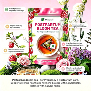 W111 WinsTown Postpartum Bloom Tea Herbal Infusion for Pregnancy & Postpartum Care Women's Wellness Support - Product Image 2