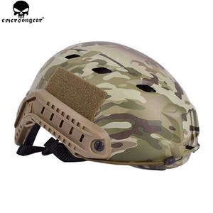 หมวกนิรภัยยุทธวิธีสำหรับยิงปืนกลางแจ้ง พร้อมแว่นตาป้องกันแบบเร็ว รุ่น BJ - Product Image 3