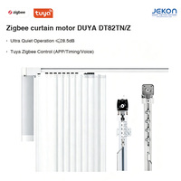 Moteur de rideau électrique Dooya DT82TN Z Tuya Zigbee, ultra silencieux (28,5 dB), compatible avec l'application, la commande vocale et la télécommande.