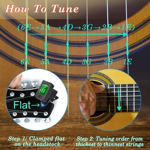 Afinador Automático con Cejilla y Soporte al por Mayor para Guitarra, Violín, Bajo y <span class=keywords><strong>Ukelele</strong></span> - Product Image 5