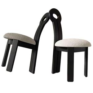 Key Style Solid Wood Dining Chair With <b>Backrest</b> Nordic Minimalist Design Adult Use - Product Image 5