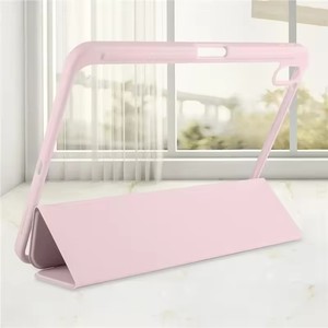 Étui rigide transparent en acrylique à trois volets avec porte-stylo pour <span class=keywords><strong>iPad</strong></span> 10e génération, compatible avec <span class=keywords><strong>iPad</strong></span> <span class=keywords><strong>10</strong></span>.2, 9.<span class=keywords><strong>7</strong></span>, <span class=keywords><strong>Pro</strong></span> 11, <span class=keywords><strong>iPad</strong></span> <span class=keywords><strong>10</strong></span>, 9, 8, <span class=keywords><strong>7</strong></span>, 6 - Product Image 6