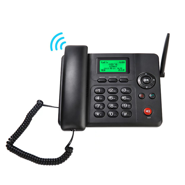 Sachikoo SIM Support 4G/GSM Cordless Fixed Telephone 4G Wireless Phone with Dual Cards