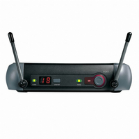 PGX4 Beta58A Harga Terjangkau Uhf Dual Channel Headset Jangkauan Jauh Satu Drag Satu Mikrofon Nirkabel PGX24