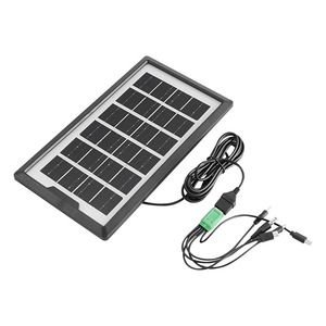 Panneau <span class=keywords><strong>Solaire</strong></span> <span class=keywords><strong>Portable</strong></span> Haute Puissance 3.5W 6V pour Charge, Panneau Photovoltaïque pour Génération d'Énergie Extérieure et Téléphones Mobiles - Product Image 4