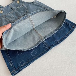 2025 estate stile europeo e americano <span class=keywords><strong>cartone</strong></span> <span class=keywords><strong>animato</strong></span> vestito da principessa per bambini manica corta in cotone abito da ragazza - Product Image 3