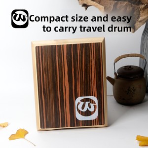 <span class=keywords><strong>Cajon</strong></span> plat en bois de bouleau, fabriqué en usine, avec étui, pour <span class=keywords><strong>percussion</strong></span> manuelle - Product Image 3