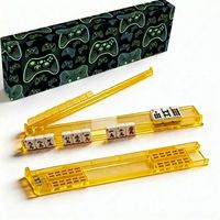 Kit de 4 règles de Mahjong complètes, légères, durables et pratiques pour le tri des tuiles de Mahjong américain - Vente en gros usine