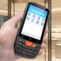 Terminal portable industriel Android PDA, écran 4 pouces, IP65, lecteur de codes-barres 1D/2D, NFC, RFID, 64 Go de ROM, 4 Go de mémoire, WiFi, logistique