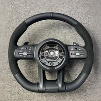 Volant AMG GLE en cuir chocolat en gros pour Mercedes-Benz W176 W211 W213 W221 W203 W204 W205 AMG GT W166