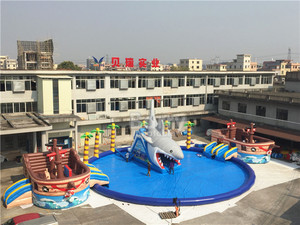 Inflatable <strong>water</strong> <strong>park</strong> amazing cheap best commercial Barry durable <strong>water</strong> <strong>park</strong> amusement <strong>park</strong> playing center - Product Image 5