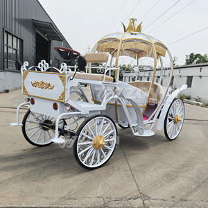 Dernière conception de chariots Royal Horse Marathon Wagon Citrouille Cendrillon Chariot à chevaux Transport spécial en vente - Product Image 2