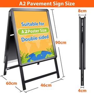 กรอบป้ายโฆษณากลางแจ้งแบบสั่งทำกรอบป้ายติดทางเท้าโปสเตอร์ - Product Image 6