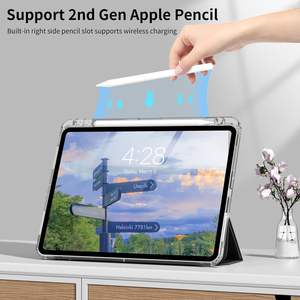 Offre Spéciale PU cuir <span class=keywords><strong>Smart</strong></span> Cover cristal clair dos <span class=keywords><strong>Folio</strong></span> étui pour tablette pour <span class=keywords><strong>iPad</strong></span> <span class=keywords><strong>Pro</strong></span> 13 pouces Air 13 M5 M4 2025 2024 <span class=keywords><strong>Pro</strong></span> 12.9 - Product Image 6