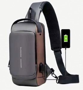 Wholesale <b>Cheap</b> Waterproof Anti Theft Laptop Backpack with USB Crossbody Sling for Unisex PVC Lining Button Closure J0095 - Product Image 1
