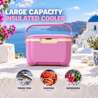 Glacière rigide portable isotherme avec couvercle étanche pour le stockage des aliments et des boissons, camping, pêche, pique-nique, OEM
