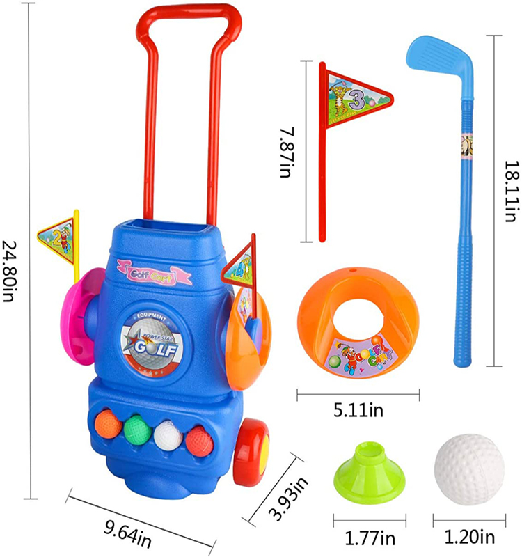 13 PCS Mini Golf Club Outdoor Sport Toddler Golf Ball Game Play Set For kids