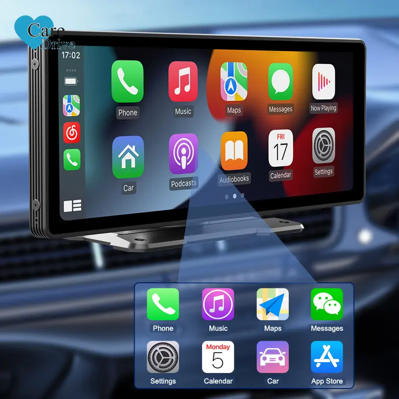 Care Drive 8,8 Zoll 1Din Universal Apple Carplay Touchscreen Android Auto Multimedia Für Volkswagen Nissan Hyundai Kia Toyota