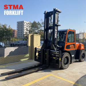 מלגזות דיזל חדשות לגמרי של STMA, בעלות כושר הרמה של 10 טון, עם מנוע יפני ותא נהג. - Product Image 2