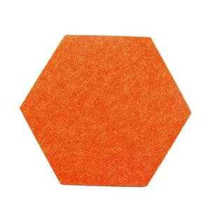 Panel de pared Hexagonal 3D Panel acústico personalizado Panel de tela acústica de poliéster 100% para decoración de cine - Product Image 3