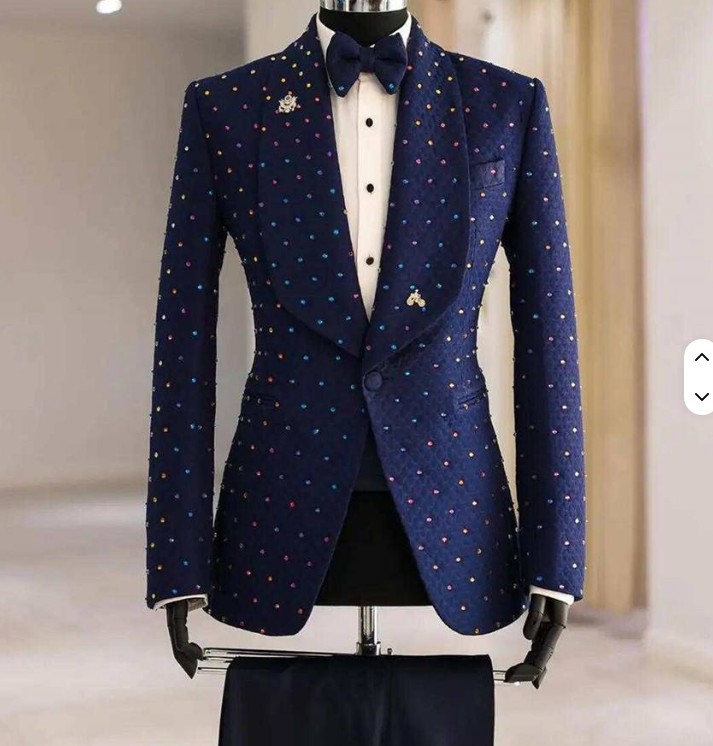 Blue [suit + trousers]