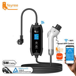 Adaptateur de chargeur de voiture électrique AC Feyree 85V-264V monophasé 3,5 kW Station de charge de voiture électrique GB/T avec application WIFI Contrôle intelligent Programmation de la charge - Product Image 1