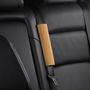 Coussin ergonomique en daim pour ceinture de sécurité, soulagement des épaules pour les longues distances, compatible avec Mercedes Benz Audi <span class=keywords><strong>Ford</strong></span> - Product Image 3