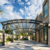Auvent multifonctionnel en aluminium 6063-T5, structure légère en aluminium, idéal pour les terrasses, les jardins, le bord de la piscine et les espaces extérieurs