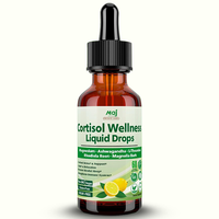 Gouttes liquides d'Ashwagandha liposomales OEM avec Corosop Bitters L-Théanine Magnésium Shilajit pour l'énergie Cortisol Santé pour les femmes