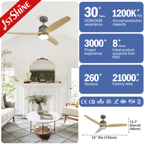 <span class=keywords><strong>Ventilador</strong></span> <span class=keywords><strong>de</strong></span> <span class=keywords><strong>Techo</strong></span> 1stshine Ajustable <span class=keywords><strong>con</strong></span> 6 Velocidades <span class=keywords><strong>de</strong></span> Viento, Control Remoto, 3 Aspas <span class=keywords><strong>de</strong></span> Madera, <span class=keywords><strong>con</strong></span> <span class=keywords><strong>Luz</strong></span> - Product Image 3