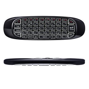 Backlit 2.4G Không Dây Lên Đến 15 Mét Điều Khiển Từ Xa <span class=keywords><strong>Fly</strong></span> Air Chuột Đèn Nền Bàn Phím Mini Không Dây C120/G64 cho Android TV Box - Product Image 4