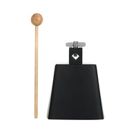 Bell Metal Cowbell Percussion Instrument Tone Block with Exquisite Musicality
