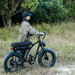 Vélo électrique de style <span class=keywords><strong>moto</strong></span> 2022 <span class=keywords><strong>Super</strong></span> 48v 350w/500w <span class=keywords><strong>73</strong></span> Fat Tire E Bike Vélo électronique - Product Image 5