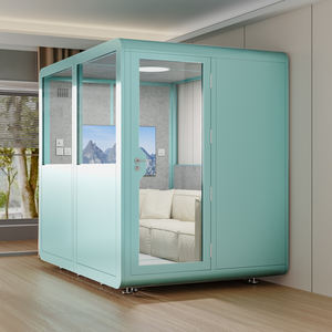 Cabina de reunión de oficina silenciosa insonorizada, cabina de teléfono con aislamiento de ruido, cabinas de <span class=keywords><strong>estudio</strong></span> de grabación - Product Image 5