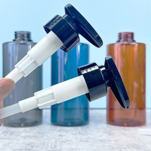 In Stock High-End 300ml PET Plastic <b>Pump</b> <b>Bottle</b> for Hotel Shampoo 500ml <b>Bottle</b> for Lotion Milk Shower Gel - Product Image 6