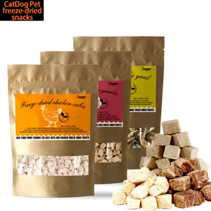 Dolcetti di pollo liofilizzati personalizzati per animali domestici adulti 100% additivo per carne cibo liofilizzato ad alto contenuto proteico per animali domestici - Product Image 1