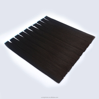 Vendeur chaud 100% extensions de cheveux humains trame papillon trame génie avec trou 12A Remy cheveux humains trame papillon Double dessiné