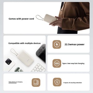 Batterie externe intégrée P15ZM1 <span class=keywords><strong>Mi</strong></span> <span class=keywords><strong>10000mAh</strong></span> avec câble, charge rapide 33W, nouvelle batterie sûre aux normes nationales - Product Image 3