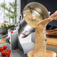Mini moulin à farine et broyeur domestique pour riz, maïs, café et plus - 2200W 220/110V