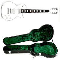 Guitare électrique de style Les Paul, édition limitée Pure Ice, finition blanche brillante, Eastern Music Hardluck Kings BOSSMAN