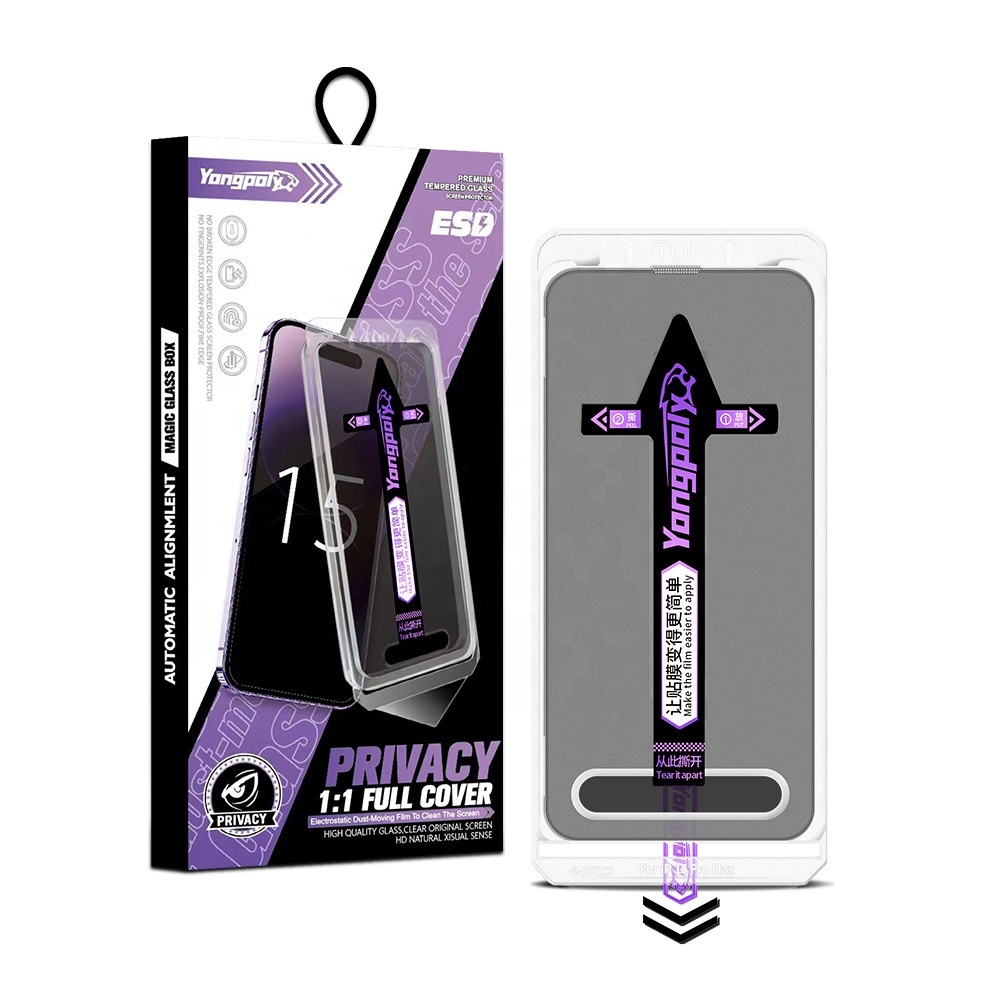 Magic Box Easy Installer HD <strong>Screen</strong> <strong>Protector</strong> <strong>Installation</strong> <strong>Kit</strong> Dust Free Tempered Glass for IPhone17 16 15 Pro Max
