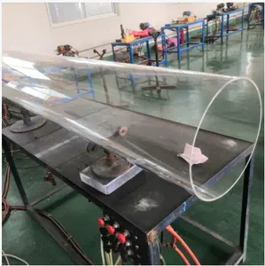 Hitze beständigkeit transparenter Quarzglasrohr-Ozon generator Hochtemperatur-Quarz rohr mit großem Durchmesser - Product Image 3