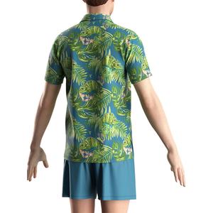 Chemise hawaïenne à manches courtes pour homme, de haute qualité, à sublimation, motif floral, vêtements de plage tendance - Product Image 6