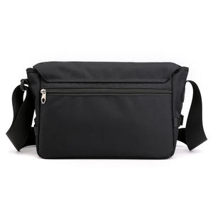 Bolso bandolera negro para hombre, bolso de hombro de tela Oxford impermeable para viajes de negocios, almacenamiento de ordenador portátil, verano 2020 - Product Image 2