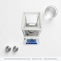 Balance analytique de précision JA5003 0,001 g, balance de laboratoire g/kg, 18 unités, comptage, distributeur en gros