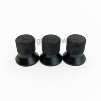 Potentiomètre électronique rotatif en aluminium avec bouton en forme de cloche de 6 mm, bouton de commande électronique