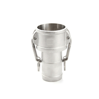 Camlock à bobine courte résistant à la corrosion et bon marché avec raccord camlock à bride pour pompe à eau 3 inc type c camlock